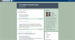 Desktop Screenshot of links.timlebon.com