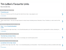 Tablet Screenshot of links.timlebon.com